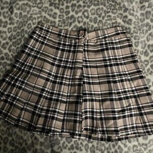 Plaid skirt